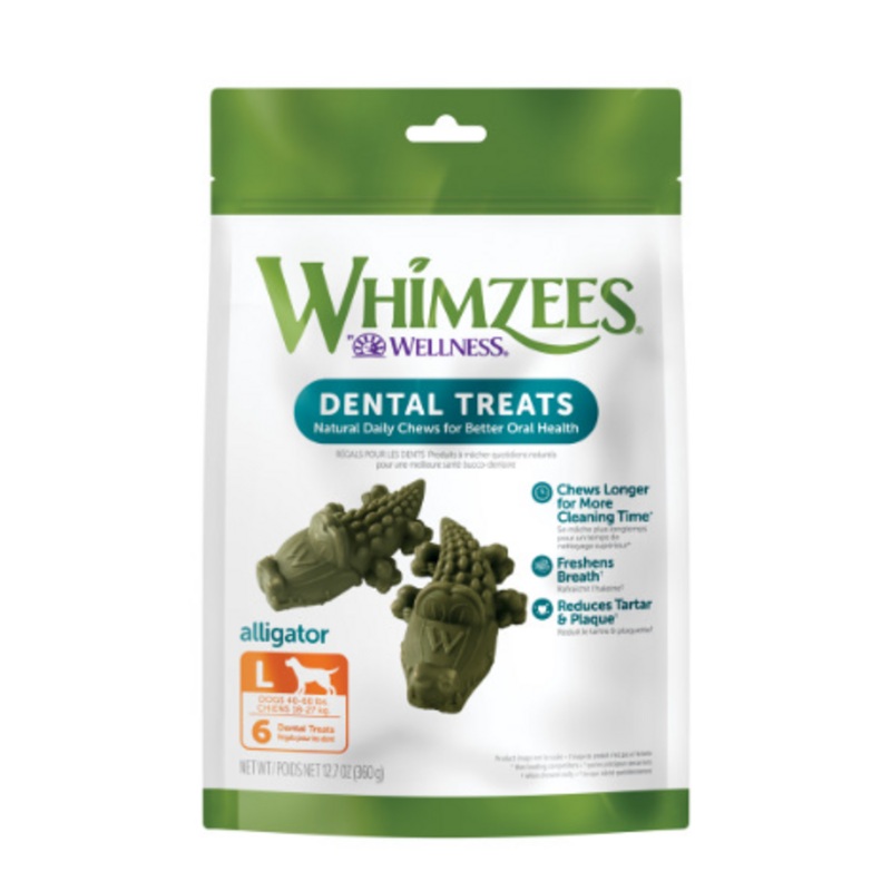 Whimzees Alligator Dental Dog Treats