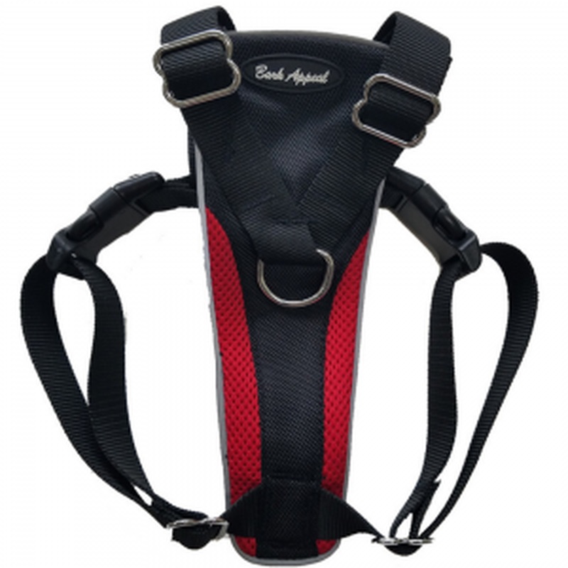 Bark Appeal Reflective Control No Pull Harness Red