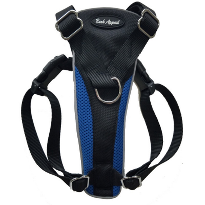 Bark Appeal Reflective Control No Pull Harness Blue