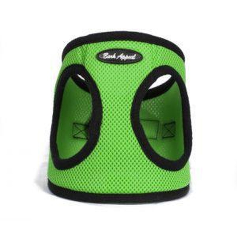 Bark Appeal Step In Harness Mesh Lime Green