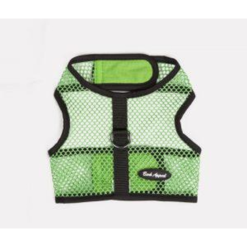 Bark Appeal Wrap N Go Netted Harness Lime Green