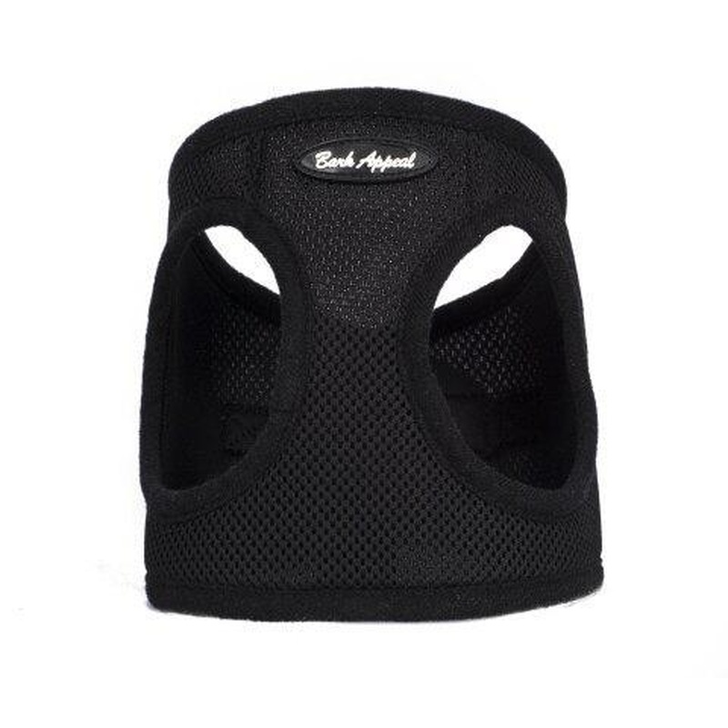 Bark Appeal Step In Harness Mesh Black
