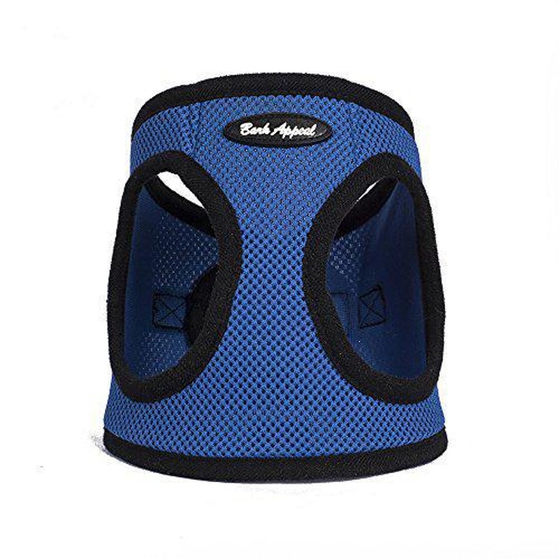 Bark Appeal Step In Harness Mesh Blue