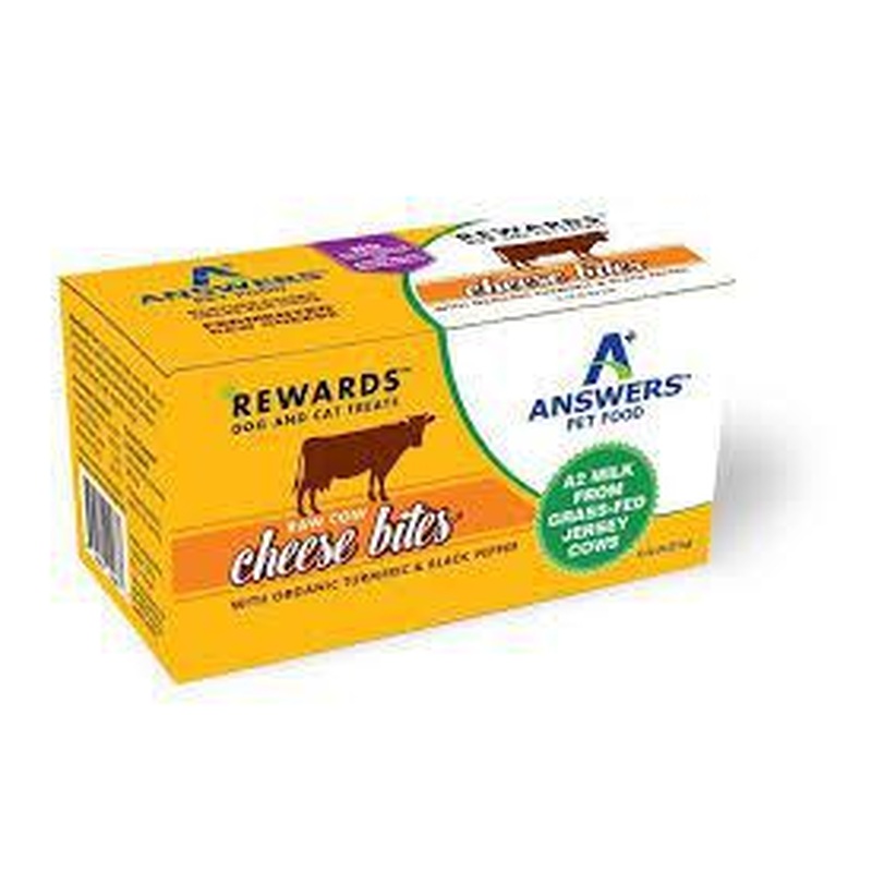 ANSWERS FRZN RAW COW MILK CHEESE TREAT GARLIC