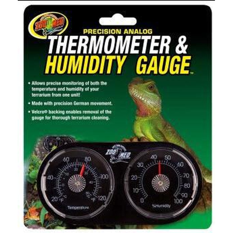 Zoo Med Thermometer & Humidity Gauge