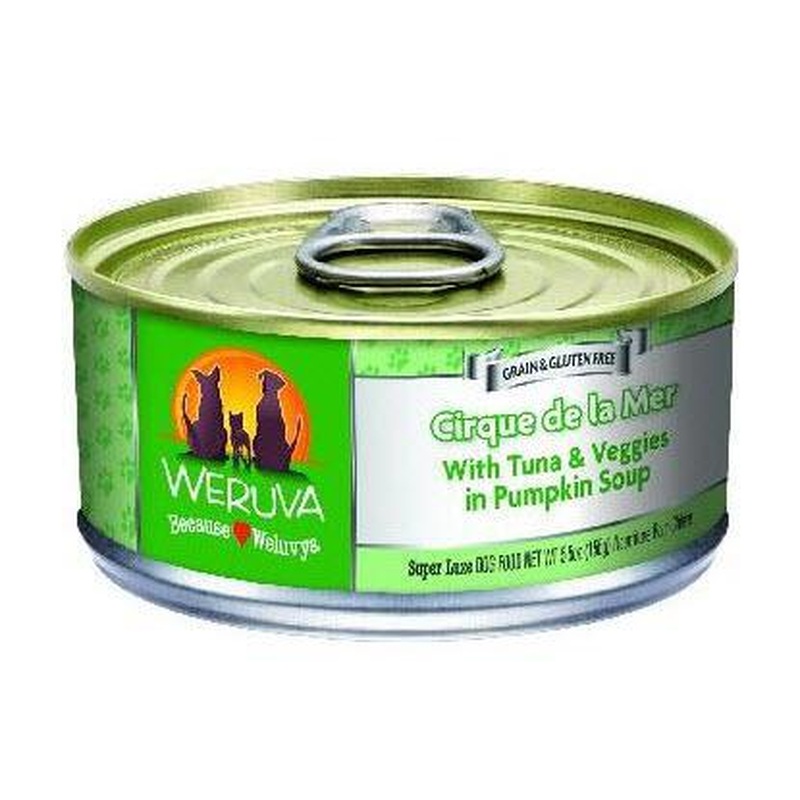 Weruva Dog Can Tuna & Veggies in pumpkin soup - Cirque De La Mer