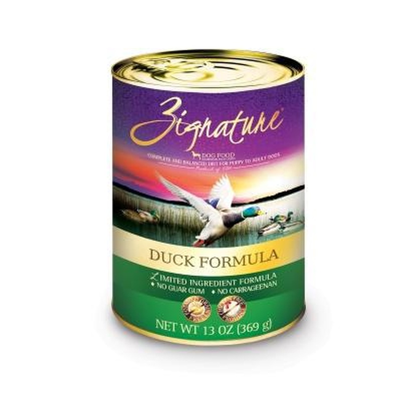 Zignature Dog Can GF Duck Formula 13oz