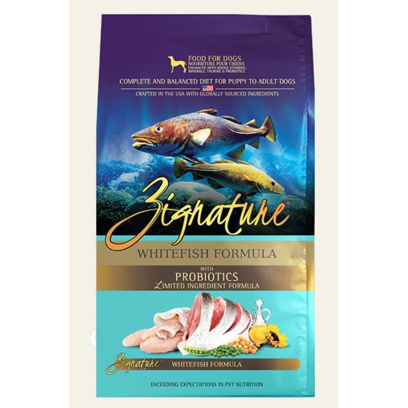 Zignature Limited Ingredient Whitefish Formula Dog Food