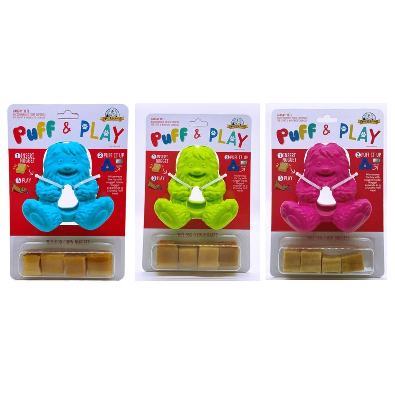 Yeti Dog Toy Hangry Yeti Puff & Play
