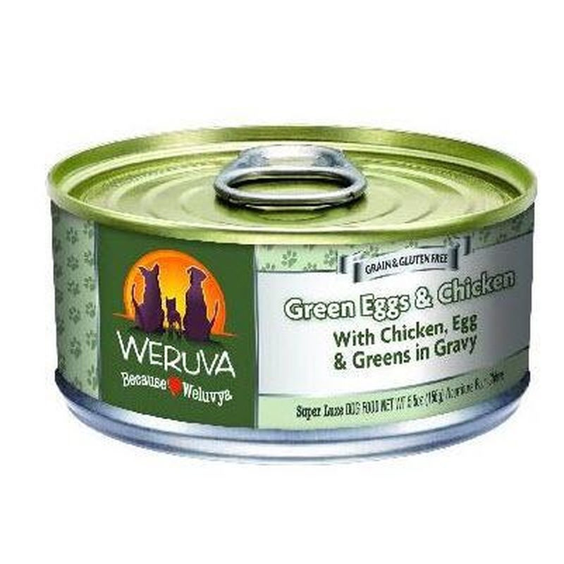 Weruva Dog Can Chicken, pumpkin, greens and egg - Green Eggs & Chicken