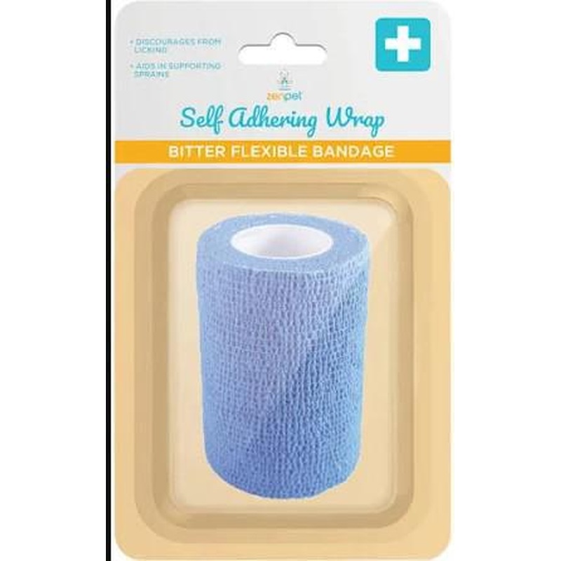 ZenPet Dog Health Self Adhering Wrap Bitter Flex Bandage 3in X 5yd