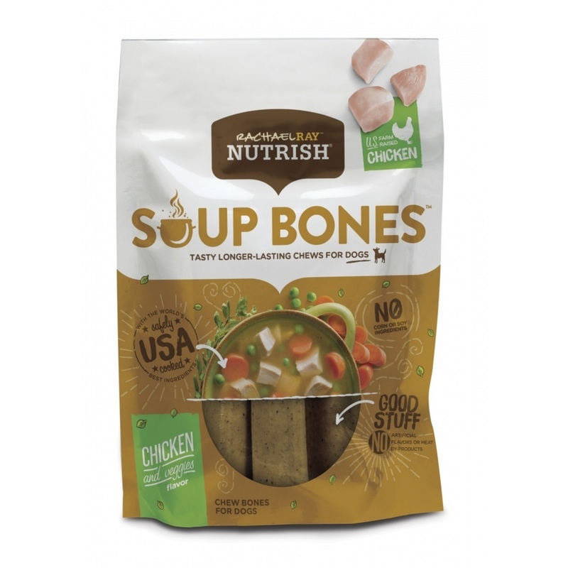 Rachael Ray Nutrish Soup Bones Chicken & Veggies Recipe Dog Treats
