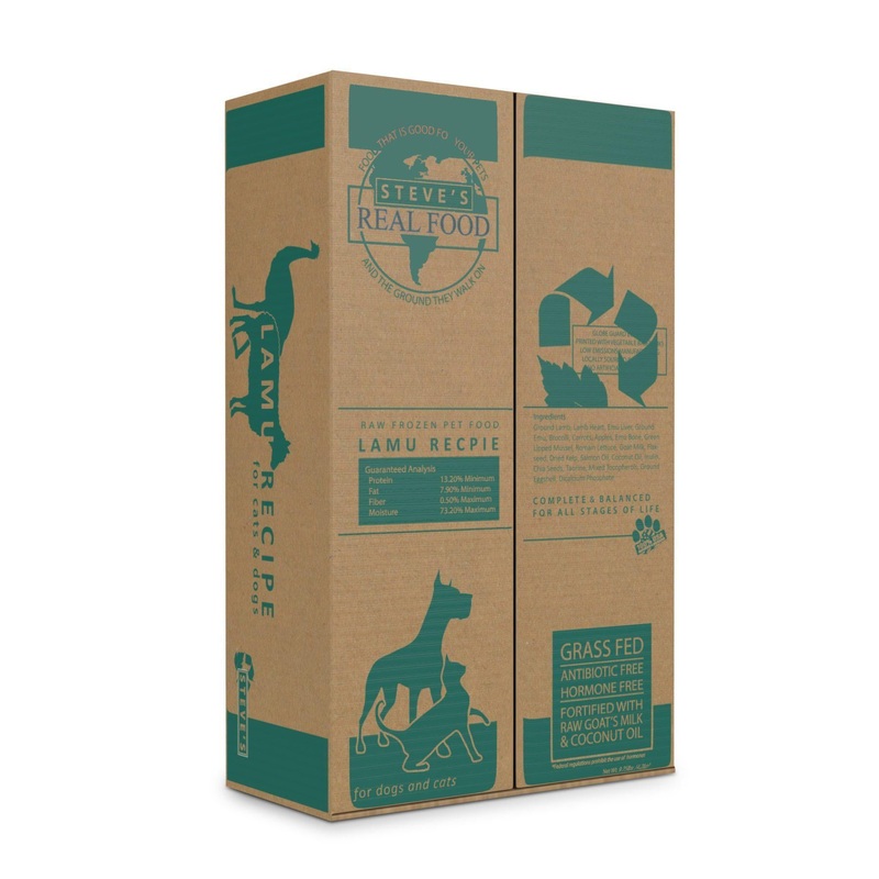 Steve's Dog & Cat Frozen Lamu Lamb/Emu Patties